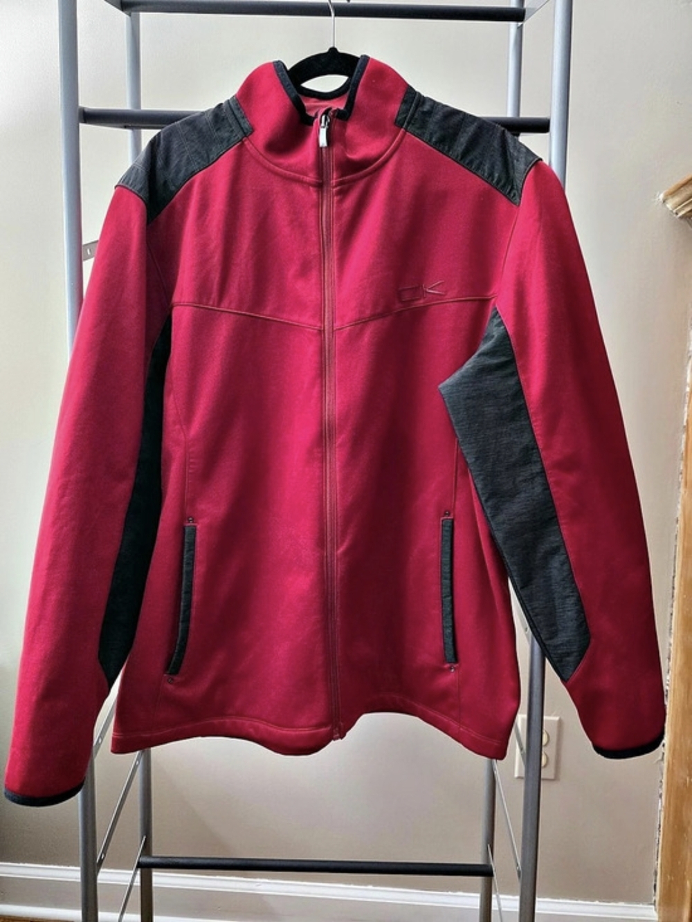 Calvin Klein Performance Softshell Jacket Men's Color Block Jacket Size XL